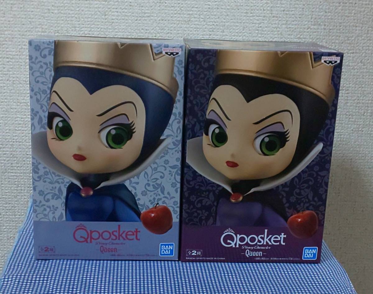 Qposket Disney Character Queen Q posket　ディズニー　フィギュア　女王　全2種　☆_画像1