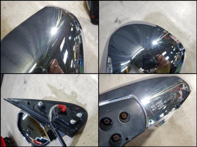 ハイエース CBF-TRH200V 左ドアミラー メッキ 5ピン YT342279-日本