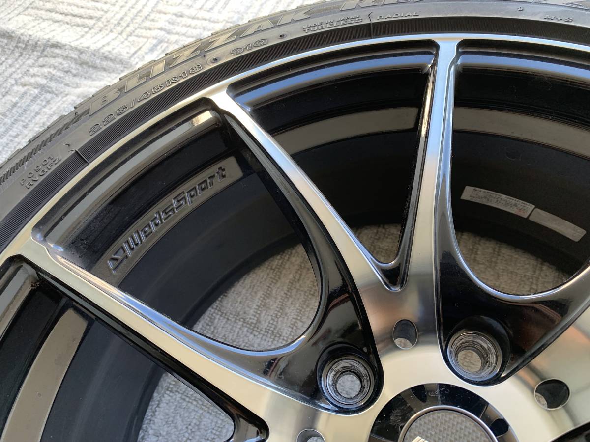 WedsSports SA-10R 18インチ 7.5J +45 PCD114.3 5H ＋ ブリヂストン