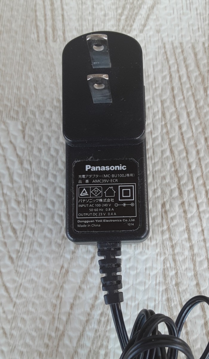 Panasonic 充電アダプター MC-BU100J用 AMC39V-ECR パナソニック ACアダプター 充電器 ACアダプタ 充電 _画像1