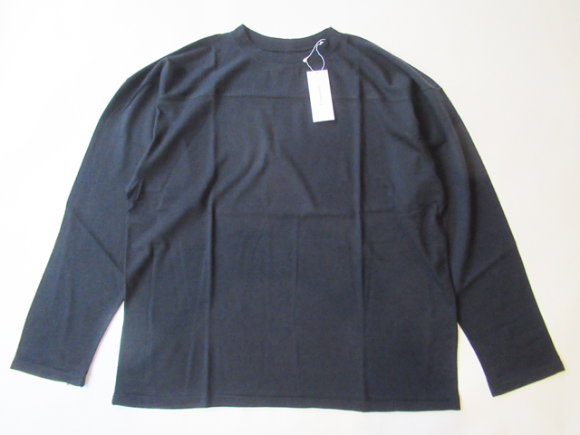 2023AW nanamica Merino Wool Football Shirt サイズM お洒落で快適なメリノウール カットソー n/ナナミカノースフェイスパープルレーベル
