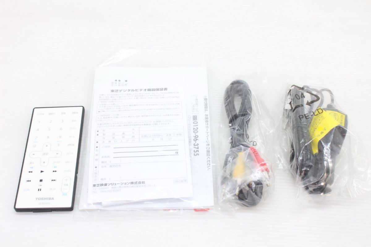 ジャンク品　TOSHIBA REGZA ポータブルDVDプレイヤー SD-P1010S   /A3