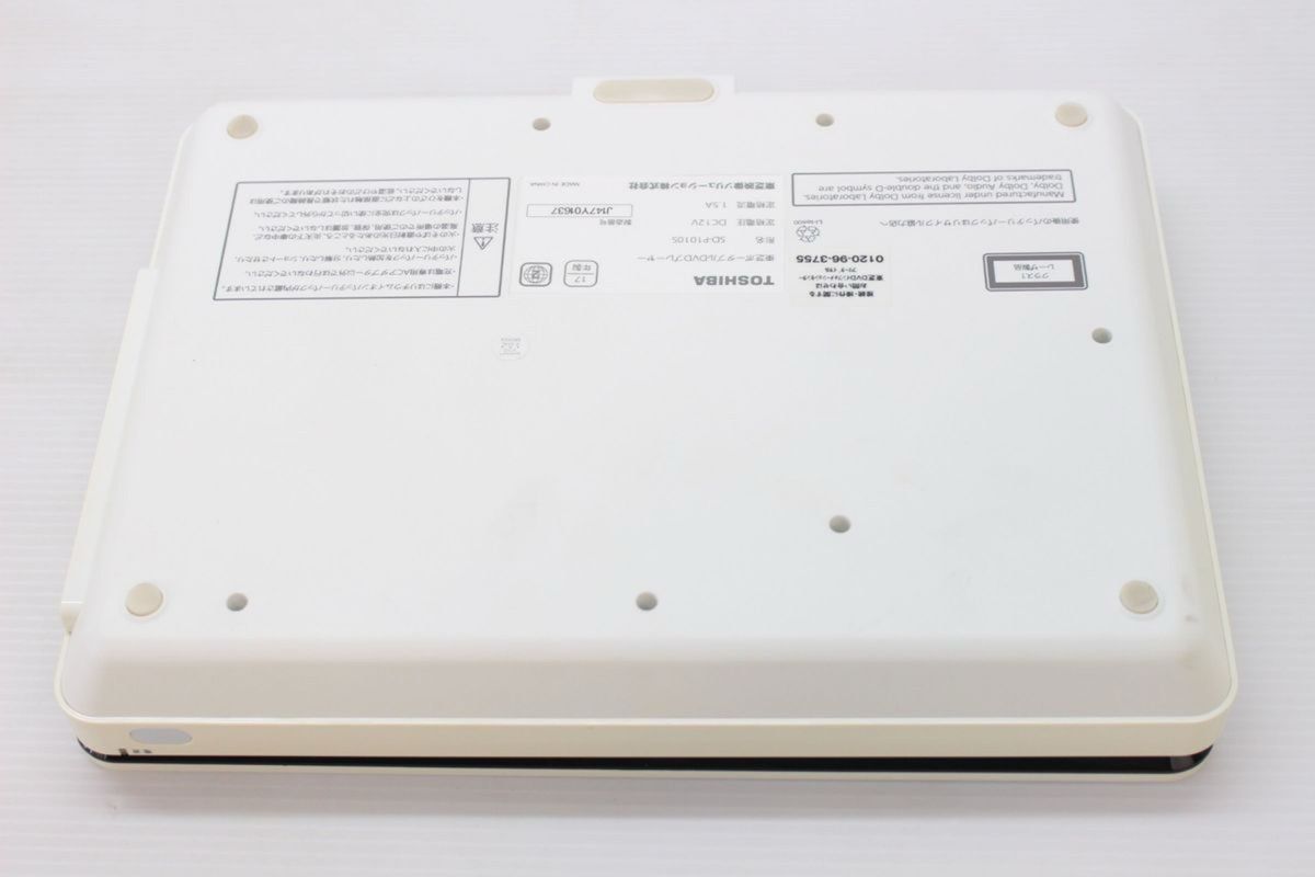 ジャンク品　TOSHIBA REGZA ポータブルDVDプレイヤー SD-P1010S   /A3