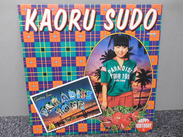  Sudo Kaoru / PARADISE TOUR ( pin nap attaching ) LP record *28AH1288