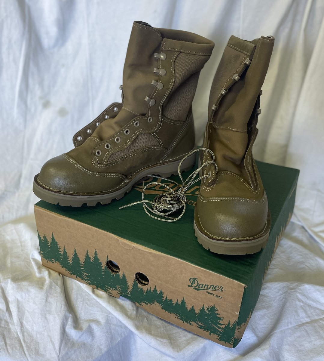 Военные ботинки Danner Danner 10W мужчины коричневая коробка Gore-Tex USMC Marine Corps Likon вооруженная церемония Danner 4288a