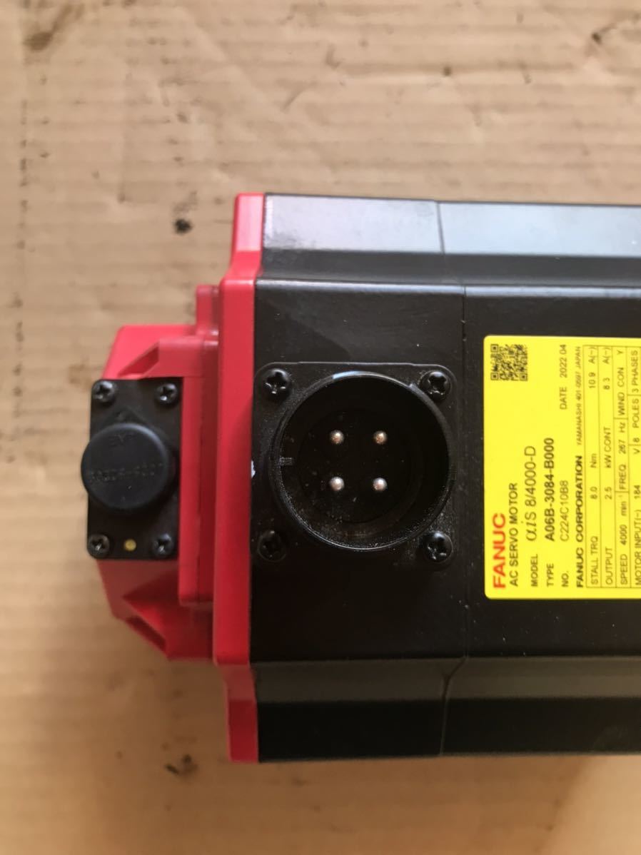 FANUC ファナック αiS 8/4000-Dサーボモータ A06B-3084-B000 FANUC ファナック αiS 8/4000-Dサーボモータ A06B-3084-B000