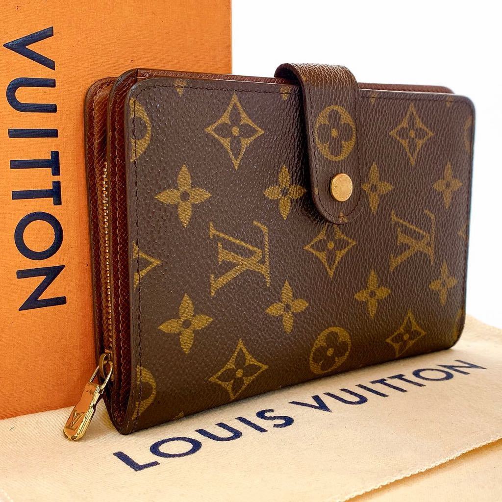 H0308【極美品】LOUIS VUITTON ルイヴィトンモノグラムポルトパピエ