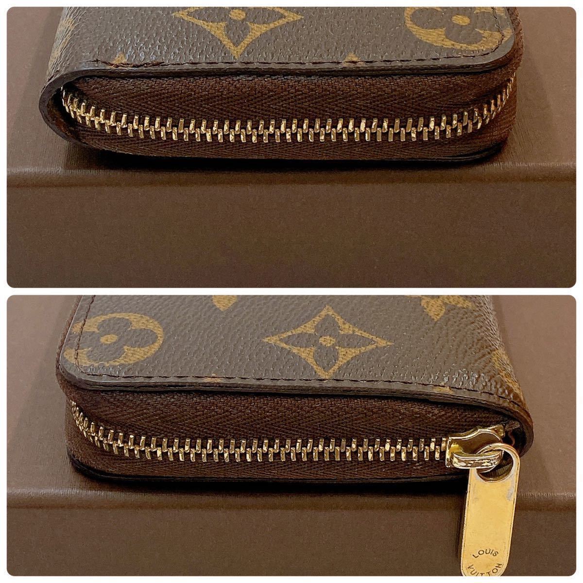 H0268【外観極美品】箱、布付きLOUIS VUITTON ルイヴィトン　モノグラム　コインパース　コインケース　ミニ財布　コンパクト_画像3