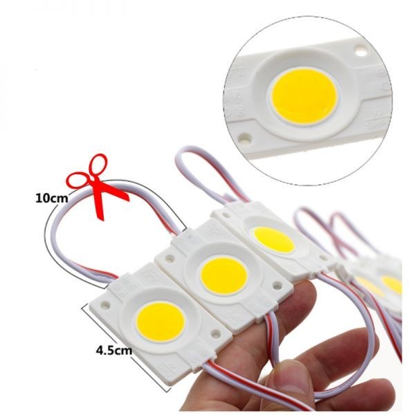 24V トラック レッド タイヤ灯 LED サイドマーカー ランプ 作業灯 路肩灯 LEDダウンライト 防水 S25 40パネル連結 40コマ　CBD04_画像9