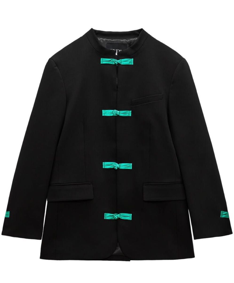ZARA トグルボタン付きブレザー チャイナ ジャケット ザラ ZARA トグルボタン付きブレザー チャイナ ジャケット ザラ