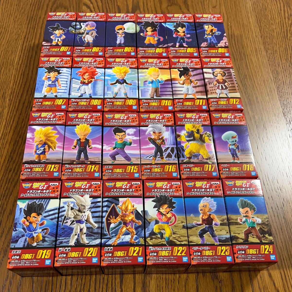 ドラゴンボールGT ワールドコレクタブルフィギュア ワーコレ vol.1 2 3 4 フルコンプ + ロゴ セット