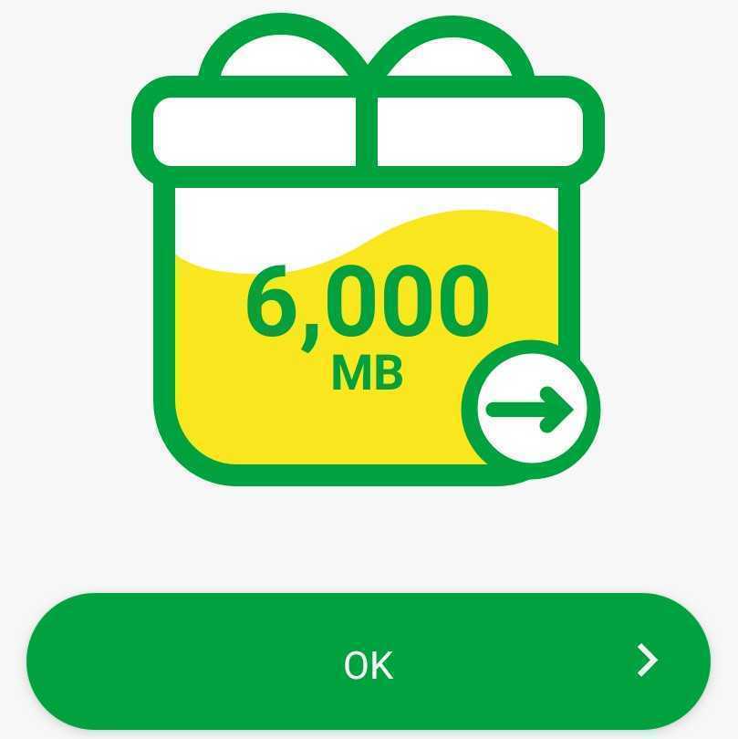 【迅速対応！】約6GB 6000MB★ mineo マイネオ パケット 匿名安心迅速p61 _画像1