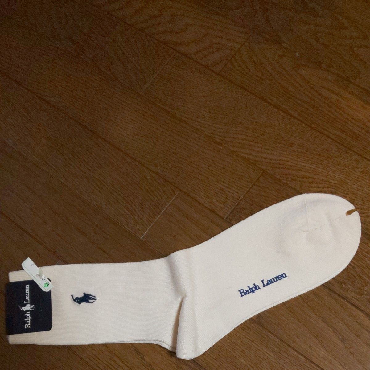 ソックス  レディースソックス ラルフローレン  アイボリー靴下 サイズ22～24cm  オシャレ靴下  Ralph-Lauren