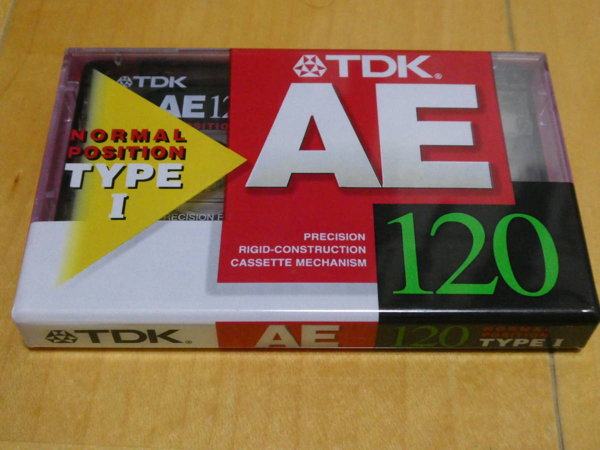 TDK カセットテープ AE120 ノーマルポジション 120分 8本セット 新品未使用品 即決 送料185円_画像2