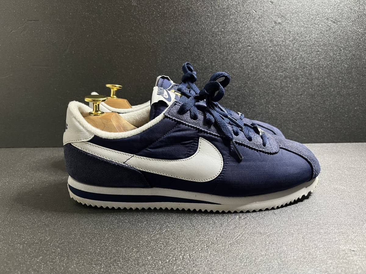 26cm/US8 NIKE CORTEZ BASIC ナイキ コルテッツ ベーシック ナイロン 317249-413 MIDNIGHT NAVY/WHITE_画像5