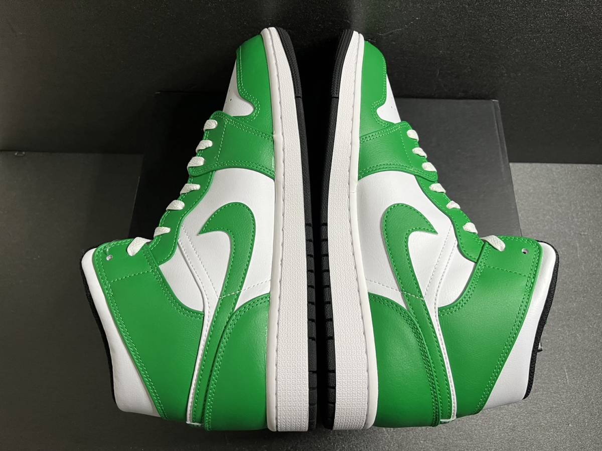 新品29cm/US11 NIKE AIR JORDAN 1 MID ナイキ エア ジョーダン 1 ミッド DQ8426-301 Lucky Green ラッキーグリーン_画像6