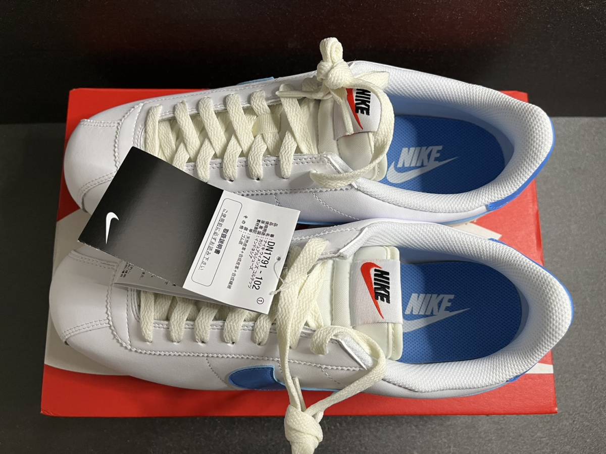 新品29m/US12 Nike WMNS Cortez ナイキ ウイメンズ コルテッツ DN1791-102 University Blue ユニバーシティブルー_画像9