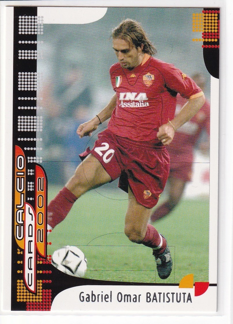 バティストゥータ☆PANINI/CALCIO CARDS 2002☆ Gabiel-Omar-BATISTUTA,Roma,Argentina,NO.96_画像1