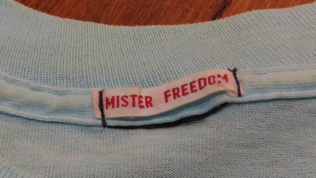 Mister Freedom ミスターフリーダム 半袖Tシャツ サイズM相当 ！ 　　　シュガーケーン 東洋_サイズタグは無し！