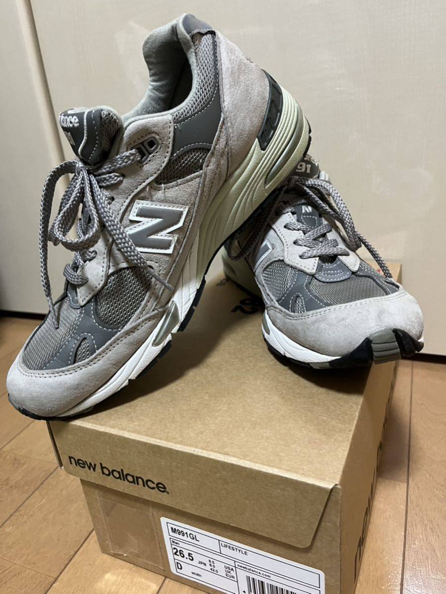 ★NEW BALANCEニューバランス / M991 GL★　Made in UK中古品992　990　993　996　1300　1400　_画像1