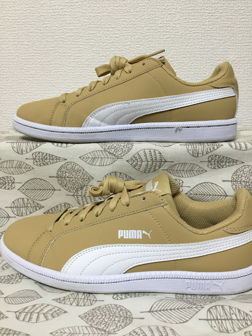 ◆美品 送料込◆24.0 プーマ PUMA スニーカー ベージュ 05◆1101