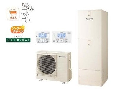 【即納！エコキュート 交換工事　近畿一円工事可】 新品 パナソニック 370L HE-NS37LQMS 屋内用　リモコン付（旧品番 HE-37K3QM）