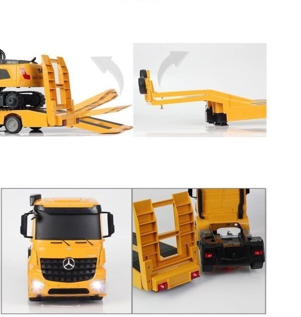 2.4GHz 1/20 scale super large heavy equipment forwarding trailer radio-controller,2.4GHz 1/20 scale sea on container trailer radio-controller *2 pcs. set 