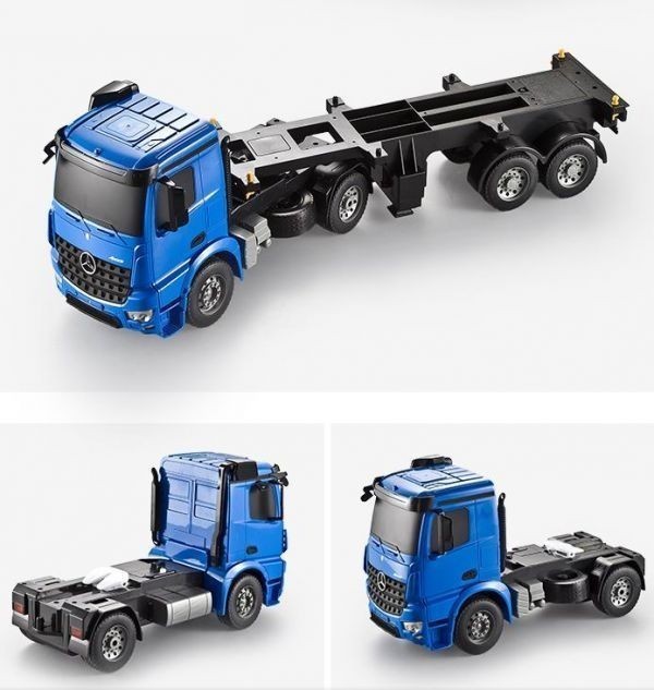 2.4GHz 1/20 scale super large heavy equipment forwarding trailer radio-controller,2.4GHz 1/20 scale sea on container trailer radio-controller *2 pcs. set 