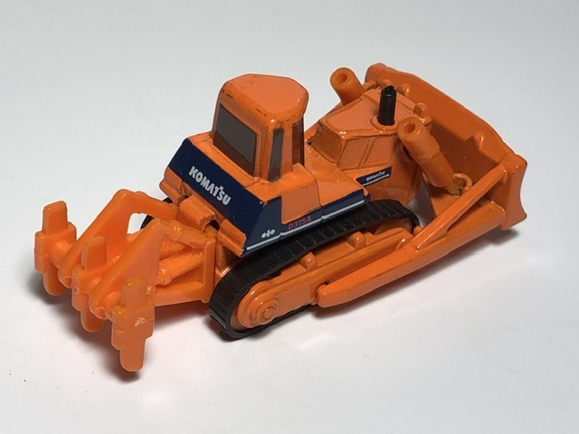 1994 year Tomica can limited goods * Komatsu D375A-2 large bulldozer * rare color orange / beautiful goods 