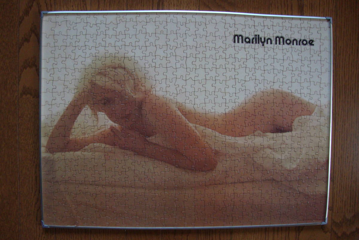 【糊付済み】 Vintage 1973 ALSKOG Marilyn Monroe Jigsaw Puzzle マリリン・モンロー / ジグソーパズル　551ピース