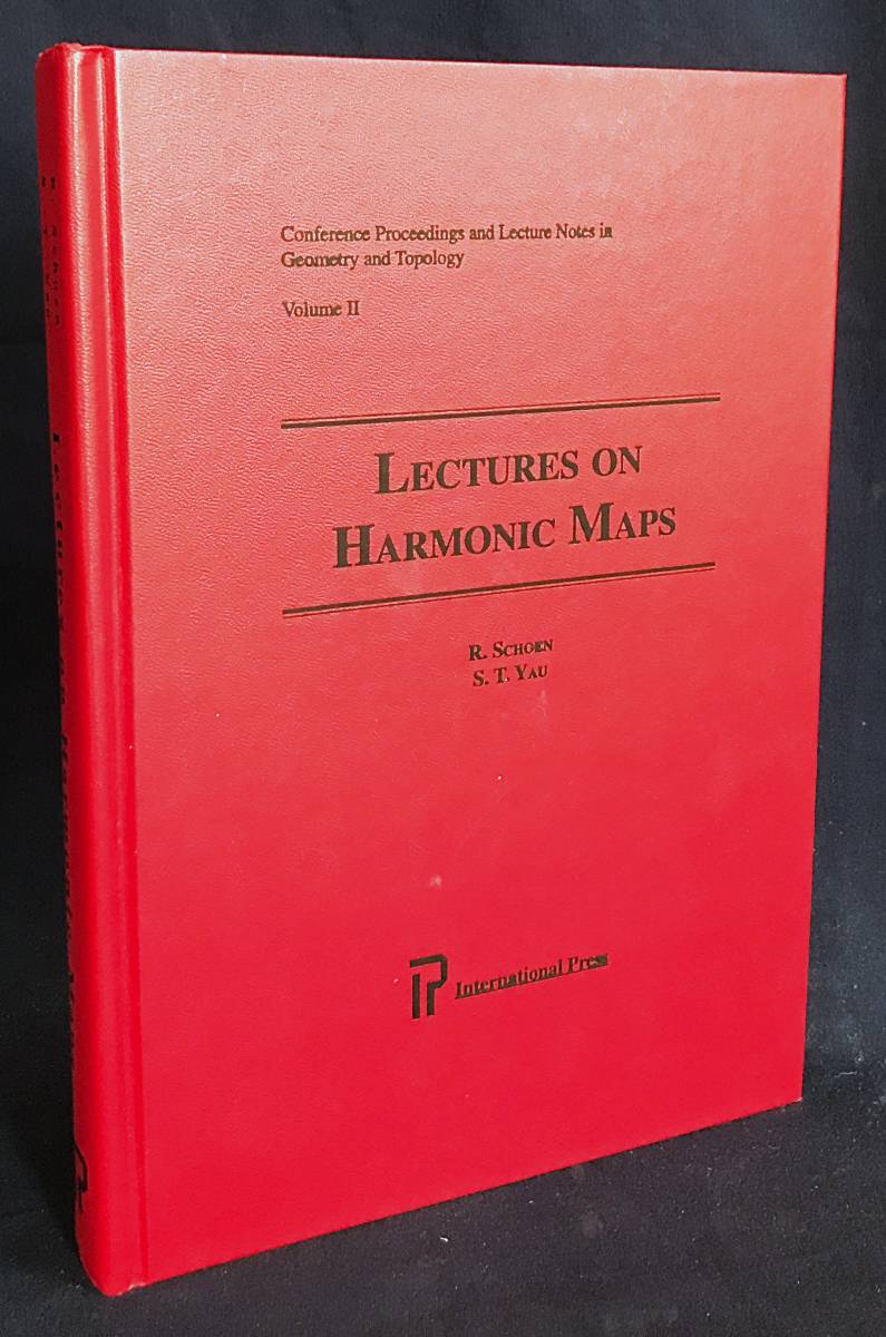 ■英語数学洋書 調和写像講義【Lectures on Harmonic Maps】International Press R. Schoen,S.T. Yau ●幾何学 コンパクト・ケーラー多様体
