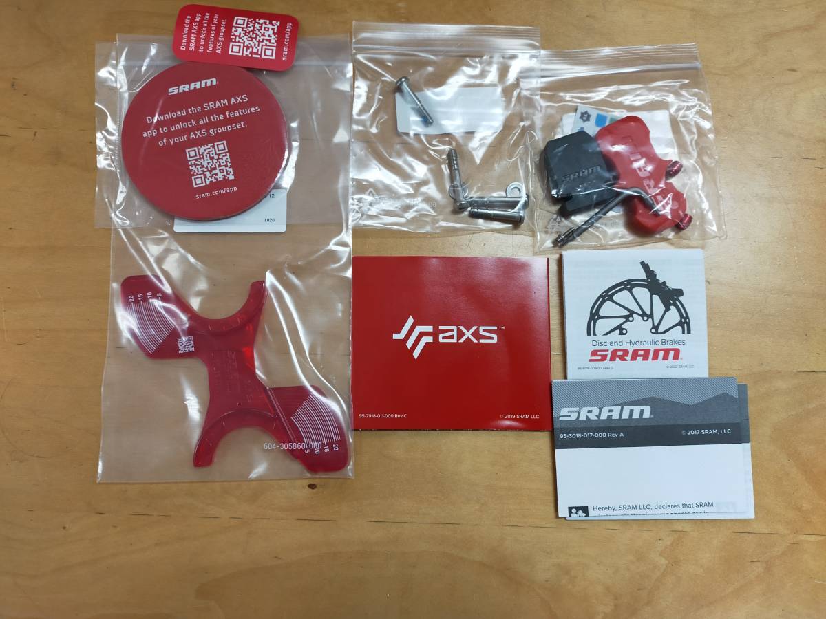 新品未使用　FORCE eTAP AXS グループセット 2X HRD　クランク同梱可　油圧ディスク　電動シフト　スラム　フォース 00.7918.077.006