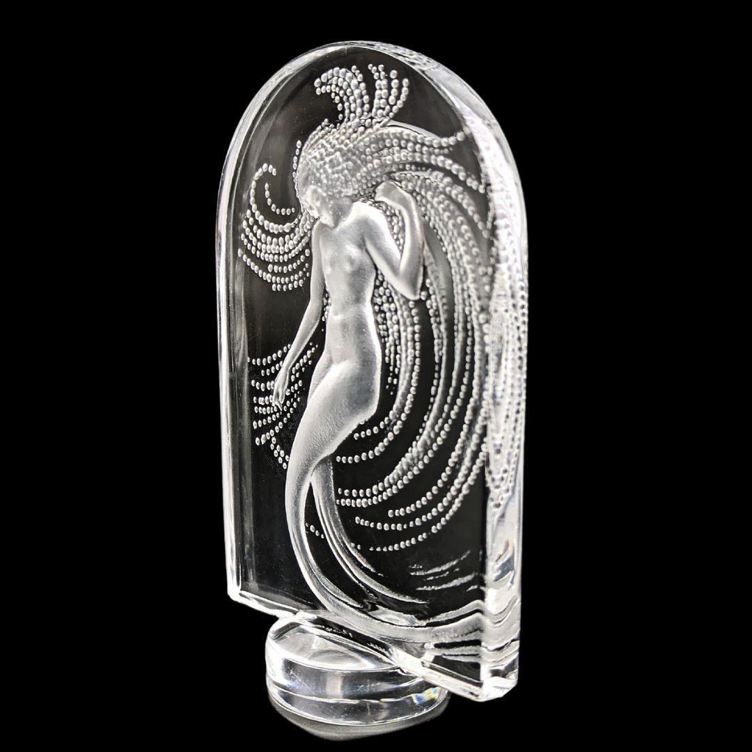 1円スタート！★ラリック 妖精ナイアード クリスタルガラス アンティーク リング lalique フィギュリン フロストガラス _画像2