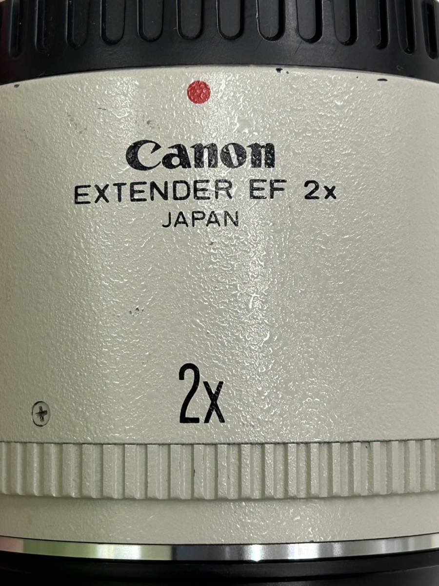 【D-1434】Canon EXTENDER EF 2x 動作未確認 キャノン エクステンダー カメラ レンズ_画像2