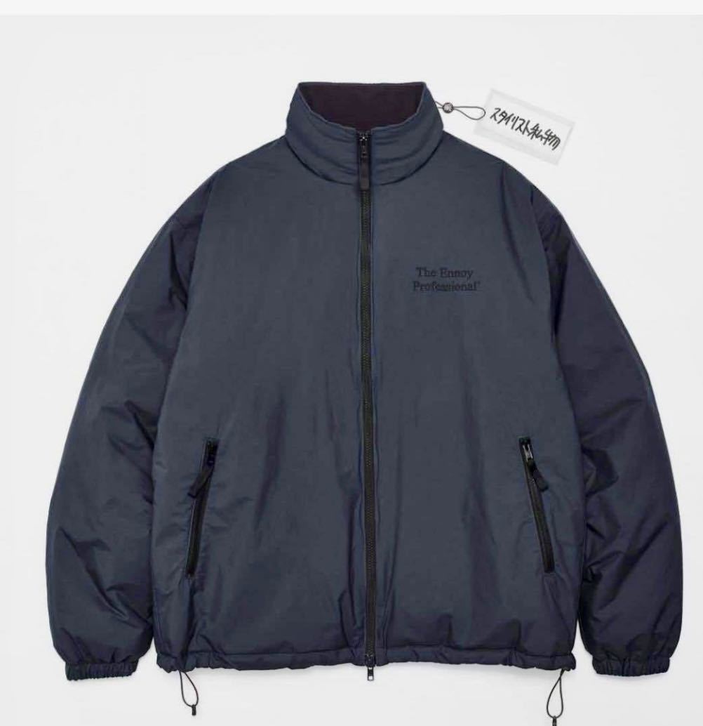 XXL ENNOY 中綿 NYLON PADDED ジャケット ブラック×ブラック XXL ENNOY 中綿 NYLON PADDED ジャケット ブラック×ブラック