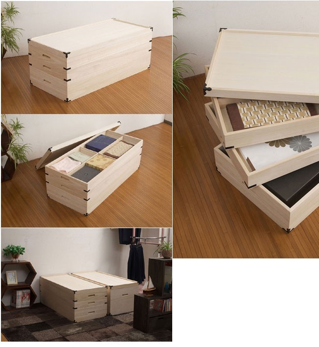  free shipping ( one part region excepting )0003hi made in Japan /.: costume box 3 step / height 35/ kimono storage domestic production popular crevice storage clothes 