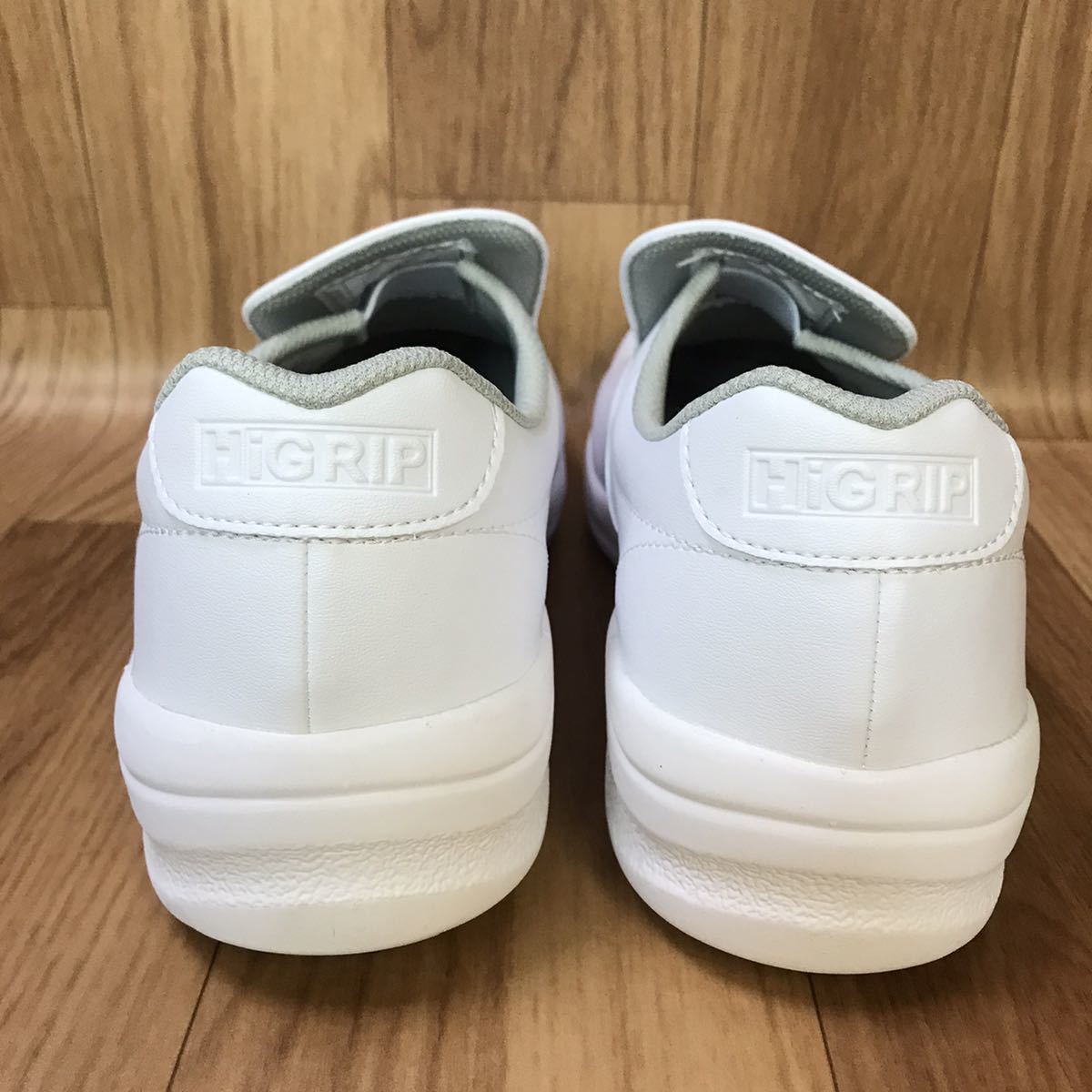  free shipping / unused goods / green safety resin . core super enduring slide work shoes HigRIP high grip super NHS-600 white 27.5cm/ high grip sole safety shoes 