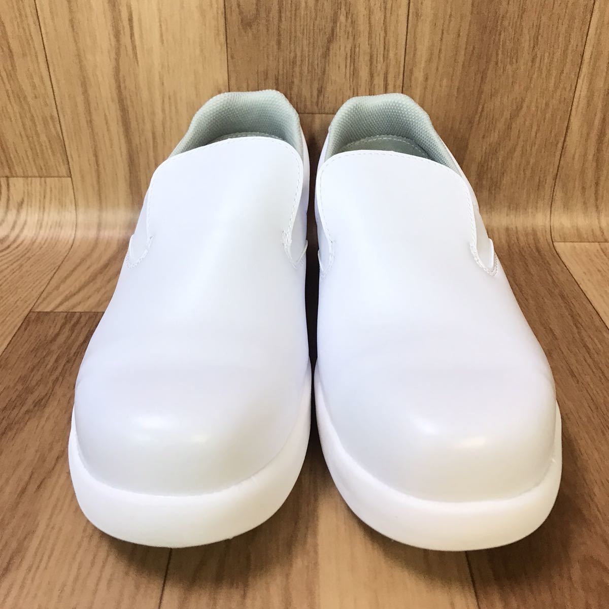  free shipping / unused / green safety wide resin . core super enduring slide work shoes HigRIP 4TH high grip NHF-600 white 23.5cm/ high grip sole safety shoes 