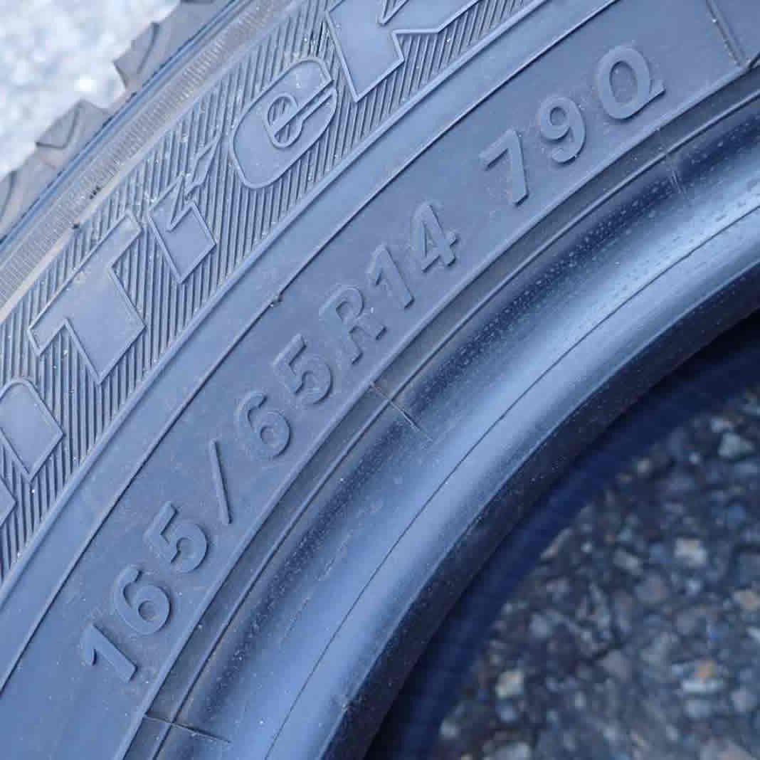 冬4本SET 会社宛送料無料 165/65R14 79Q オートバックス ノーストレック N3i タンク デリカD2 パッソ ルーミー ソリオ インサイト NO,E6157_画像6