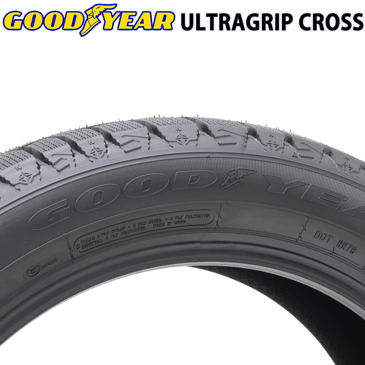 2022年製 新品 2本価格 会社宛 送料無料 225/50R18 95T 冬 GY グッドイヤー ULTRAGRIP CROSS C-HR エスティマ カローラクロス NO,GY1822_画像3