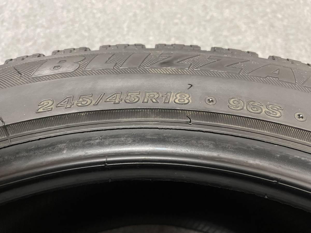 ブリヂストンVRX ブリザック 245/45R18 96S 1本　溝７m m　製造年週2020年25週（※4本落札限定）