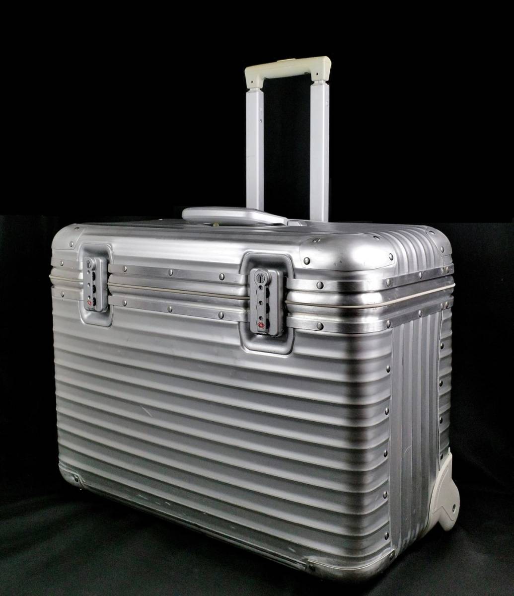 RIMOWA* Rimowa 985.78[TOPAS] Pilot * чемодан Toro Lee снят с производства 2 колесо (XL)46L( очень редкий особый specification ) 936870