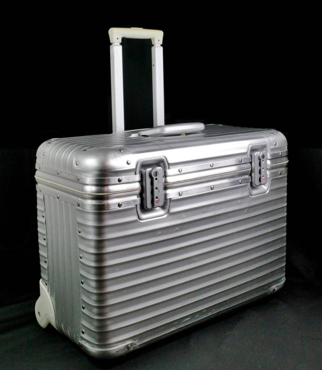 RIMOWA* Rimowa 985.78[TOPAS] Pilot * чемодан Toro Lee снят с производства 2 колесо (XL)46L( очень редкий особый specification ) 936870