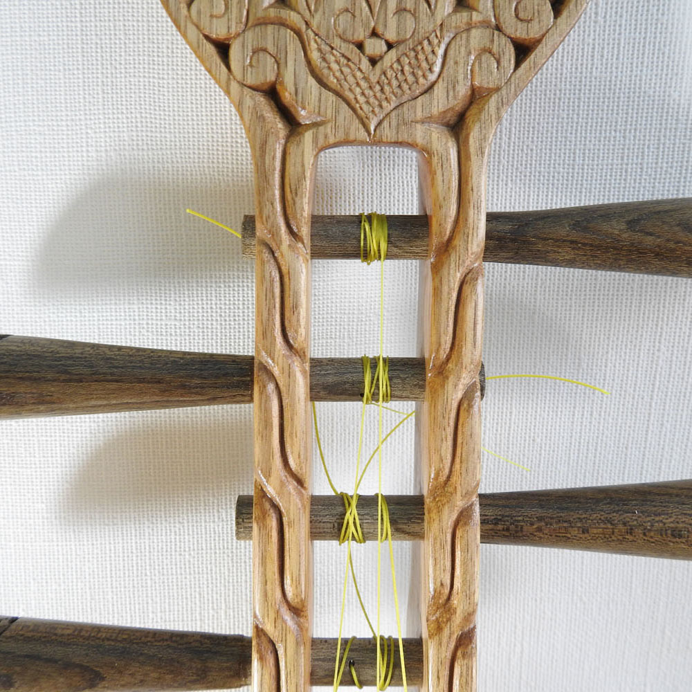 トンコリ アイヌ民族楽器 手作り ハンドメイド アイヌ文様の画像4