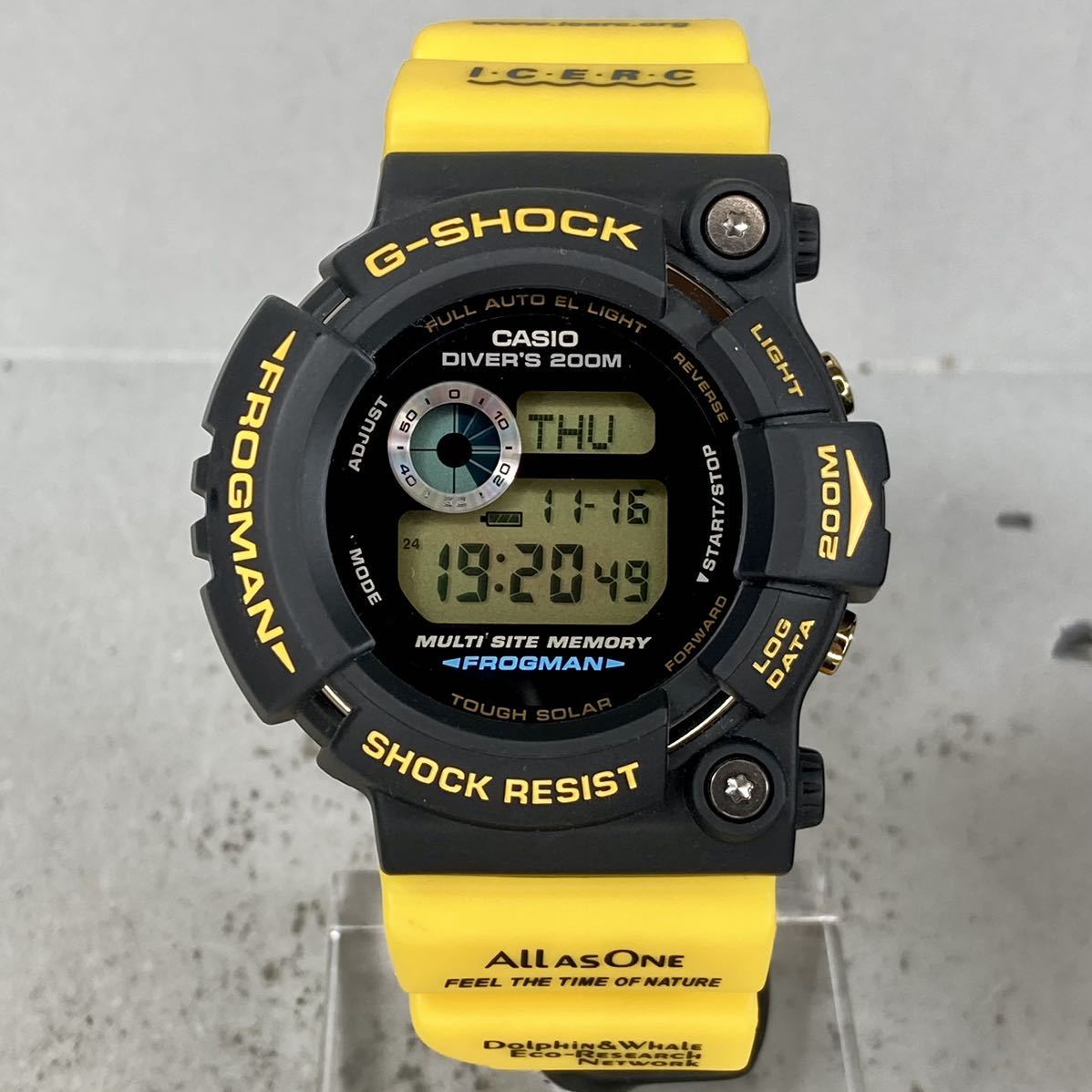 極美品 G-SHOCK GW-204K-9JR 2004年 第4回イルカクジラ会議 イルクジ