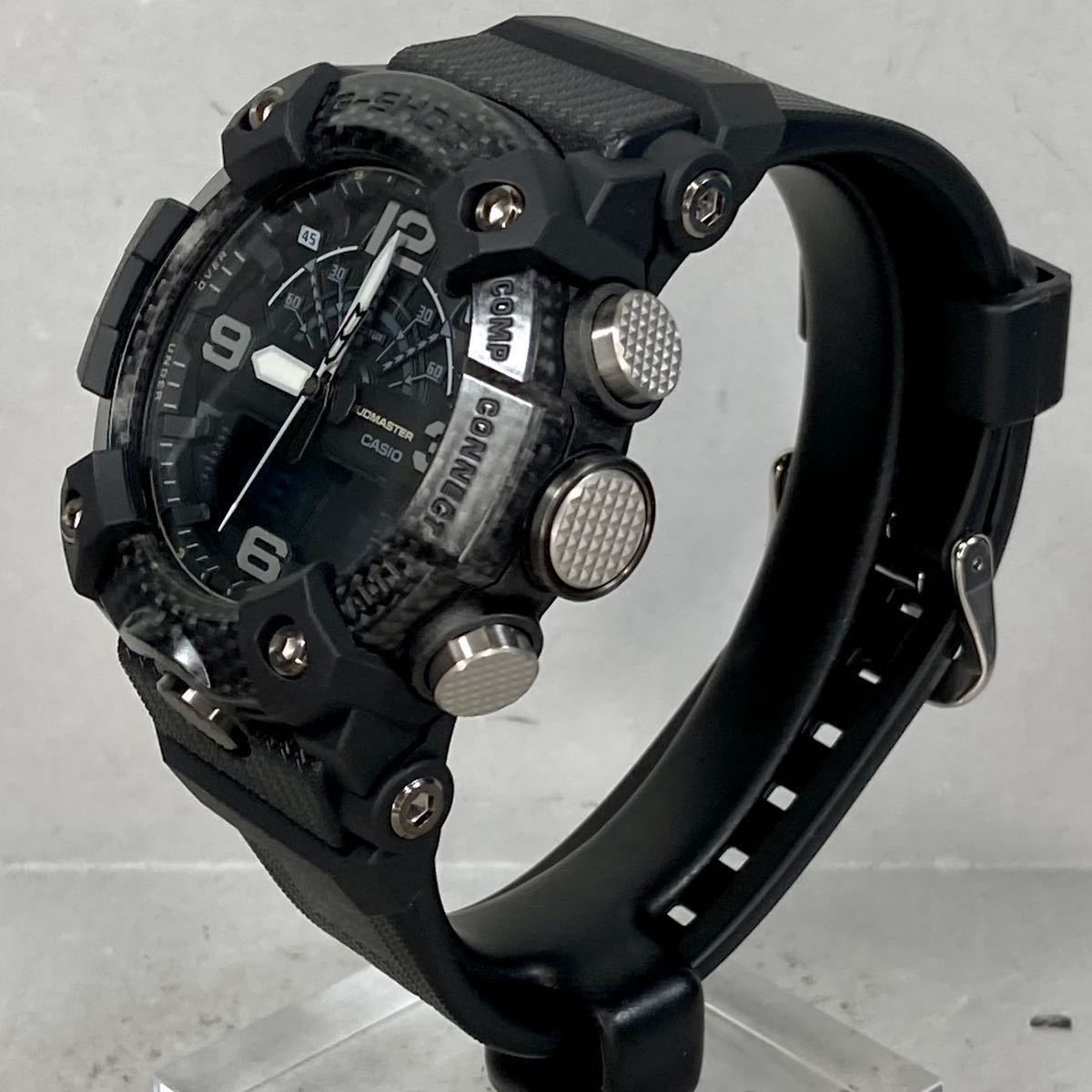 未使用極美品 箱説タグ付G-SHOCK GG-B100-1BJF MUDMASTEマッドマスター Bluetooth搭載モバイルリンク カーボンコアガード ブラック反転液晶_画像7