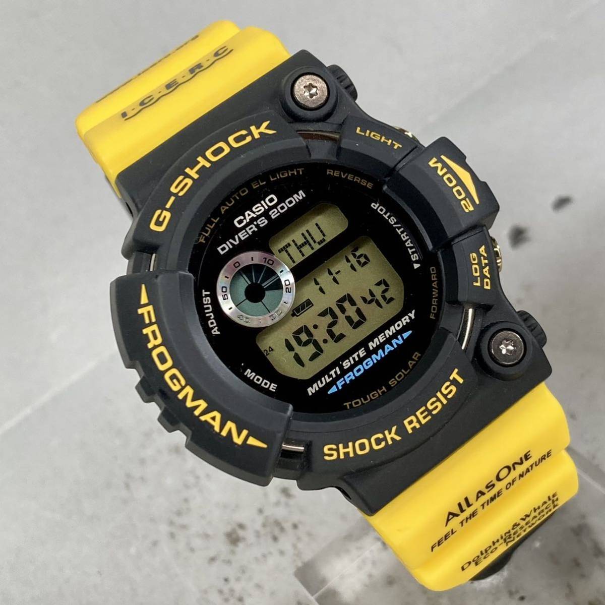 極美品 G-SHOCK GW-204K-9JR 2004年 第4回イルカクジラ会議 イルクジ
