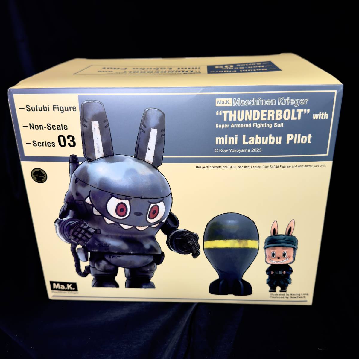 Maschinen Labubu set Ma.K. THUNDERBOLT Snowman ラブブ Maschinen Labubu set Ma.K. THUNDERBOLT Snowman ラブブ