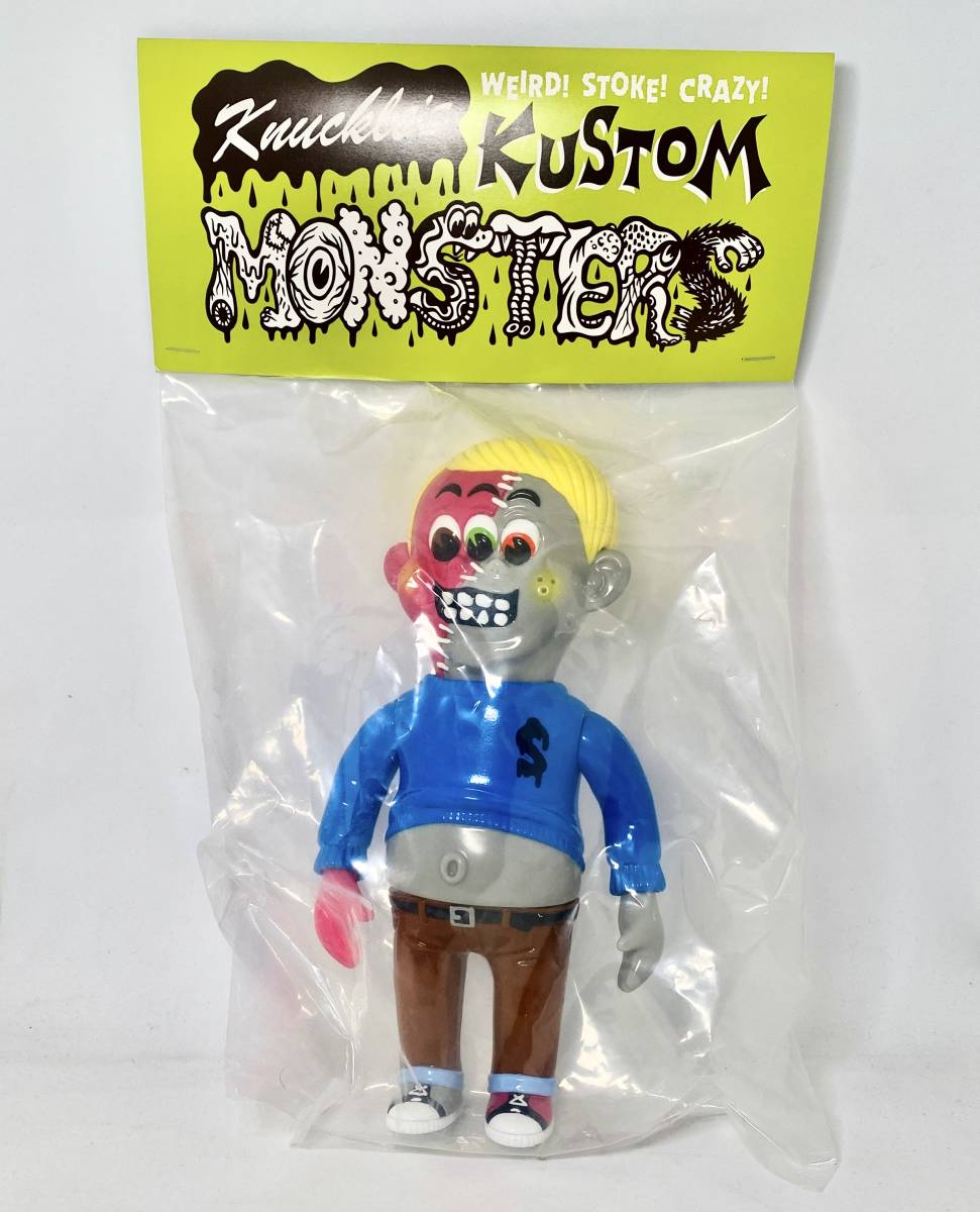 headlockstudio Dr.Hyde 2022 KNUCKLE'S KUSTOM MONSTERS ヘッドロックスタジオ izumonster zollmen iluilu リアルヘッド ソフビ How2work _画像1