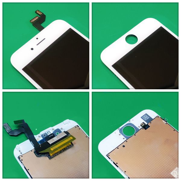 iPhone6s 高品質液晶 フロントパネル 白 高品質AAA 互換品 LCD 業者 画面割れ 液晶 iphone 修理 ガラス割れ 交換 防水テープ付 工具無_画像2